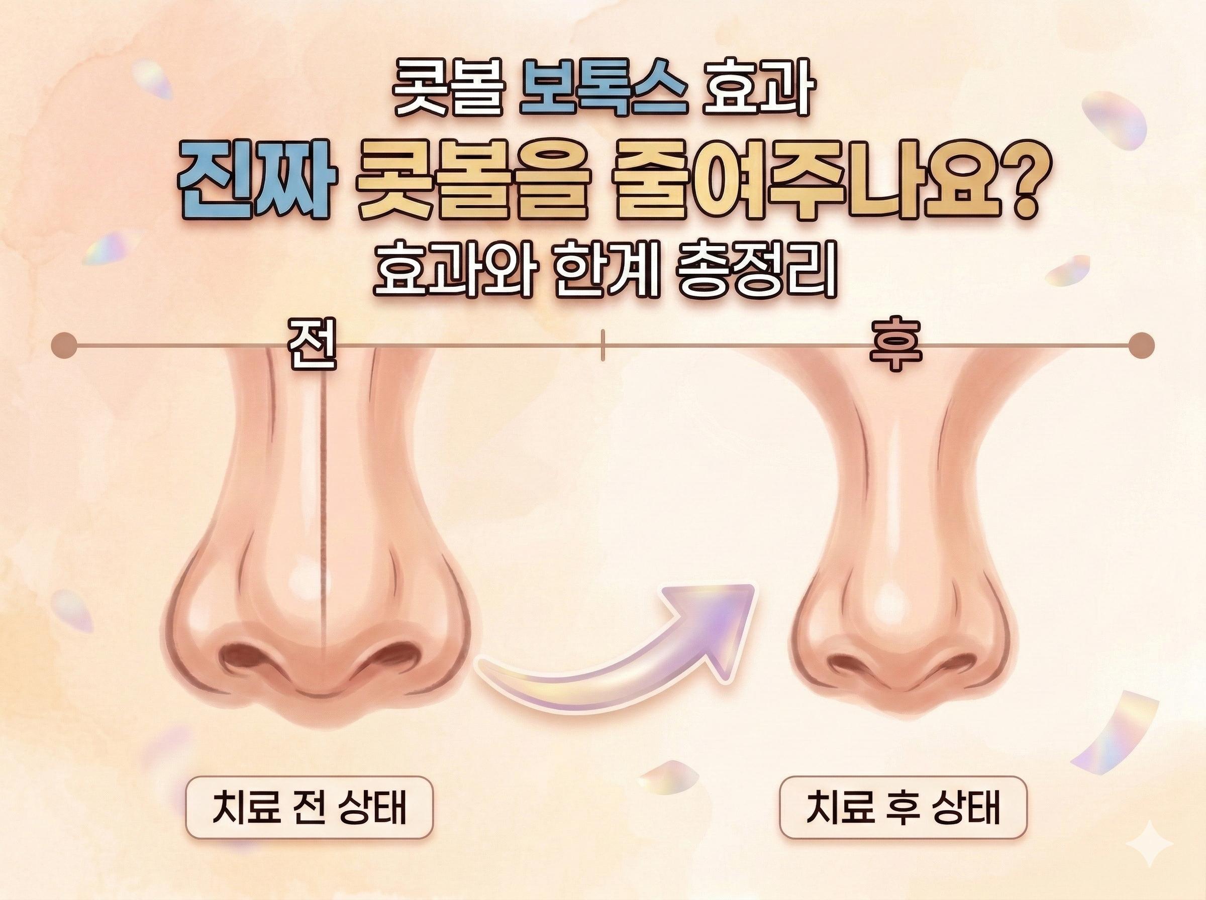 콧볼보톡스 효과, 진짜 콧볼을 줄여주나요? 효과와 한계 총정리