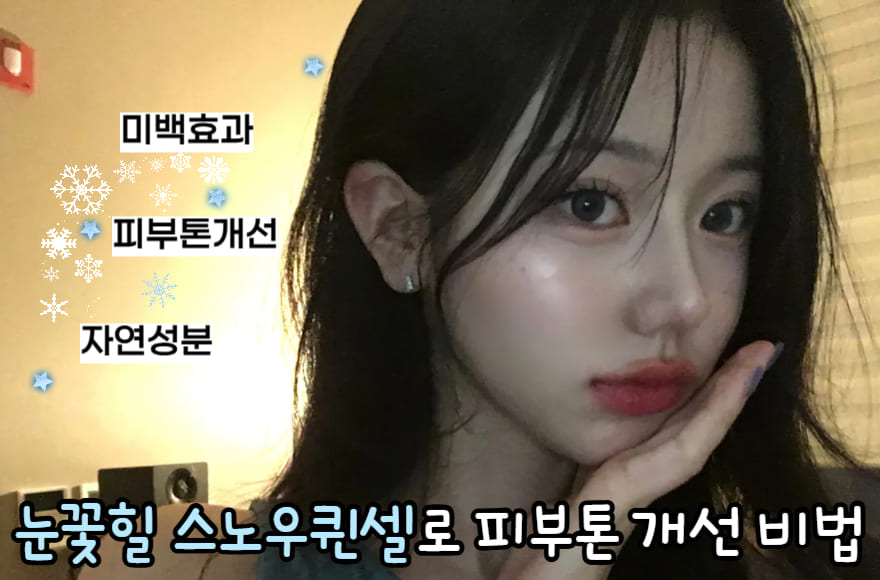 눈꽃힐 스노우퀸셀 피부톤 개선 비법