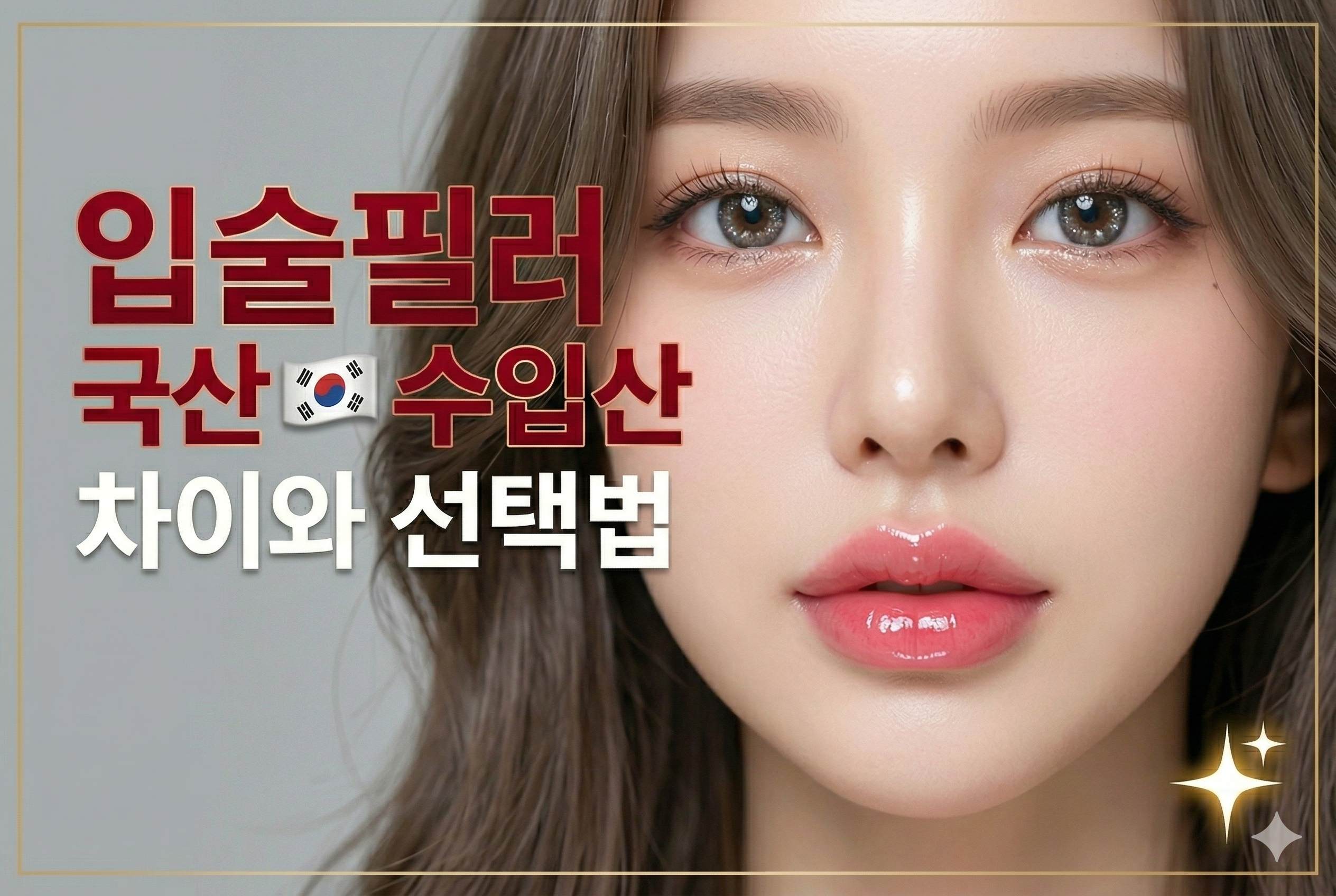입술필러 국산 vs 수입산, 차이와 선택법 완전 정리