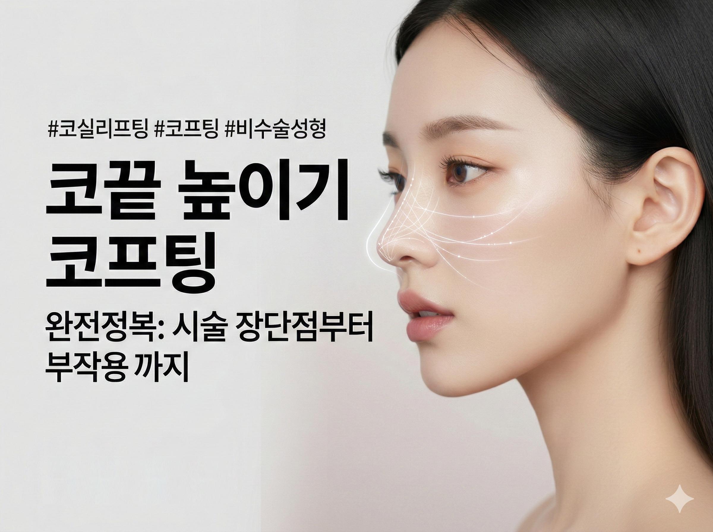 코끝 높이기 코프팅 완전정복: 시술 장단점부터 부작용까지