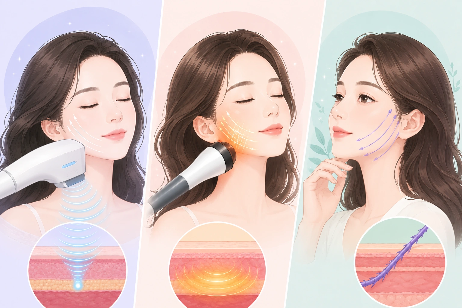 리프팅 시술 종류 총정리 : 초음파·고주파·실 비교 가이드