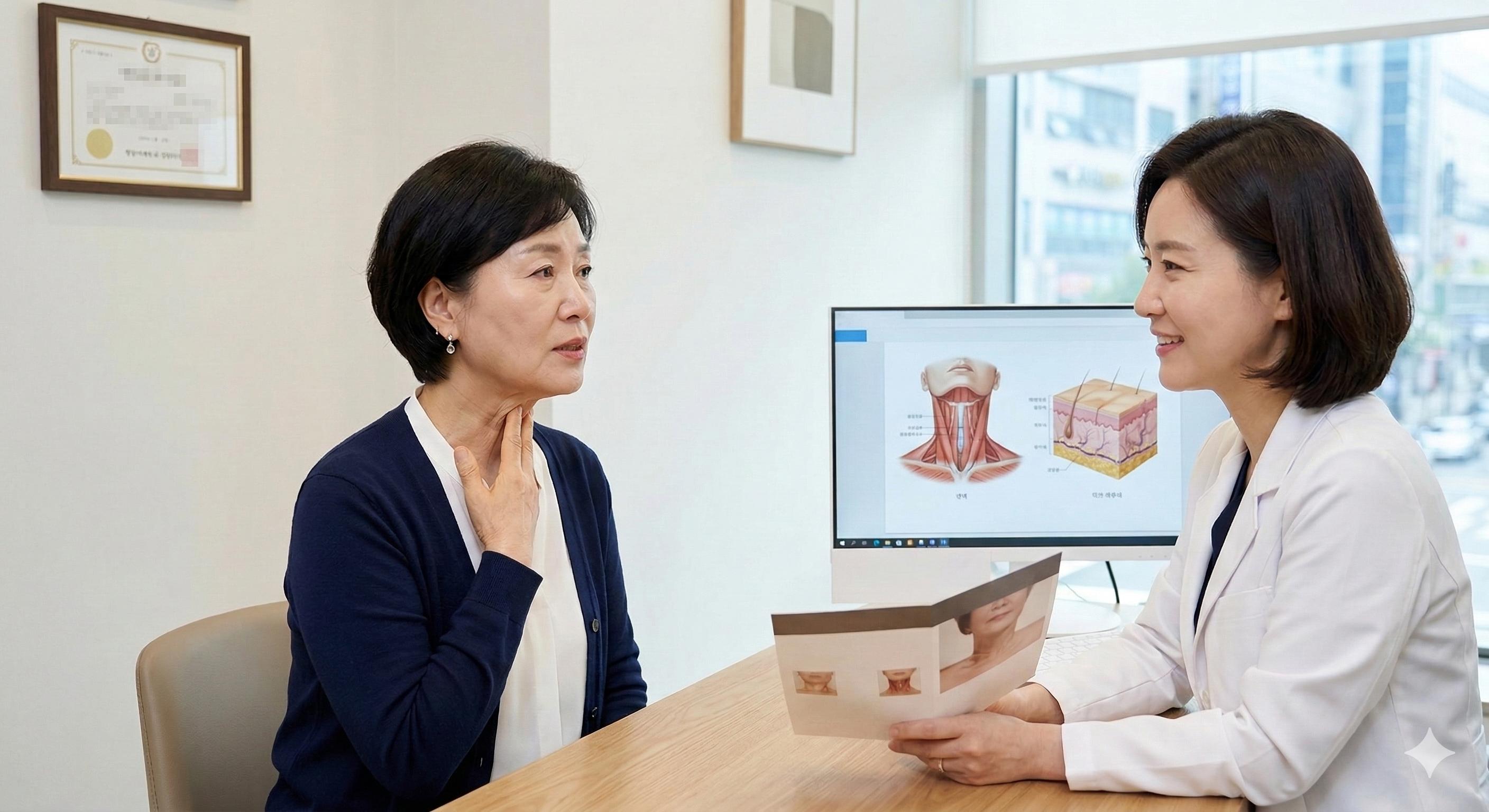 목주름 고민별 맞춤 치료법: 수술 vs 시술 완전 해부