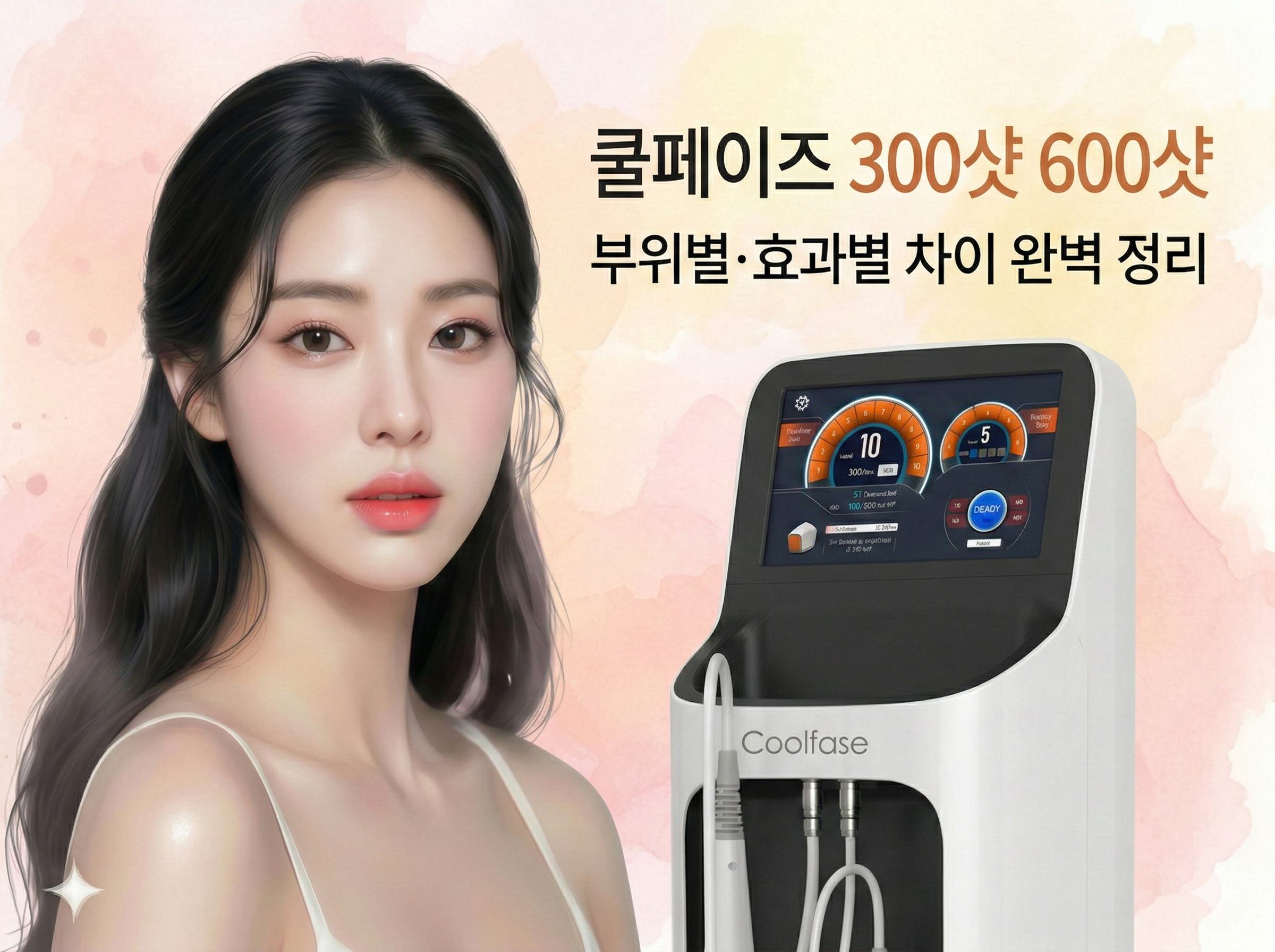 쿨페이즈 300샷 600샷: 부위별·효과별 차이 완벽 정리